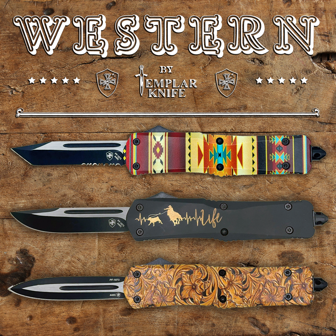 Templar Knife Excalibur Line - Black Rubber – TK - Big Country