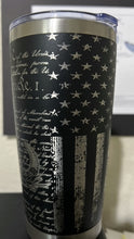 Load image into Gallery viewer, Templar Knife 20oz Don&#39;t Tread on Me Tumbler