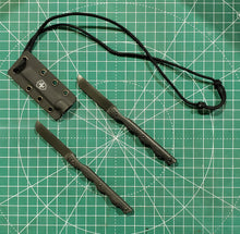 Load image into Gallery viewer, Templar Knife Concept Edition - Choice of Neck Knife with Gunkoted Blade