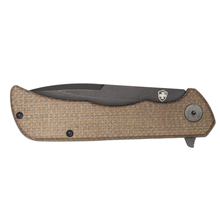 Load image into Gallery viewer, Templar Knife Paladin Linerlock Folder - Micarta Brown