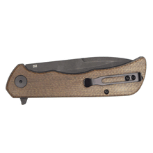 Load image into Gallery viewer, Templar Knife Paladin Linerlock Folder - Micarta Brown