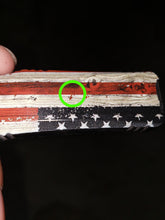 Load image into Gallery viewer, Z(RT) Small Gen II Wood US Flag Drop Serrated Silver