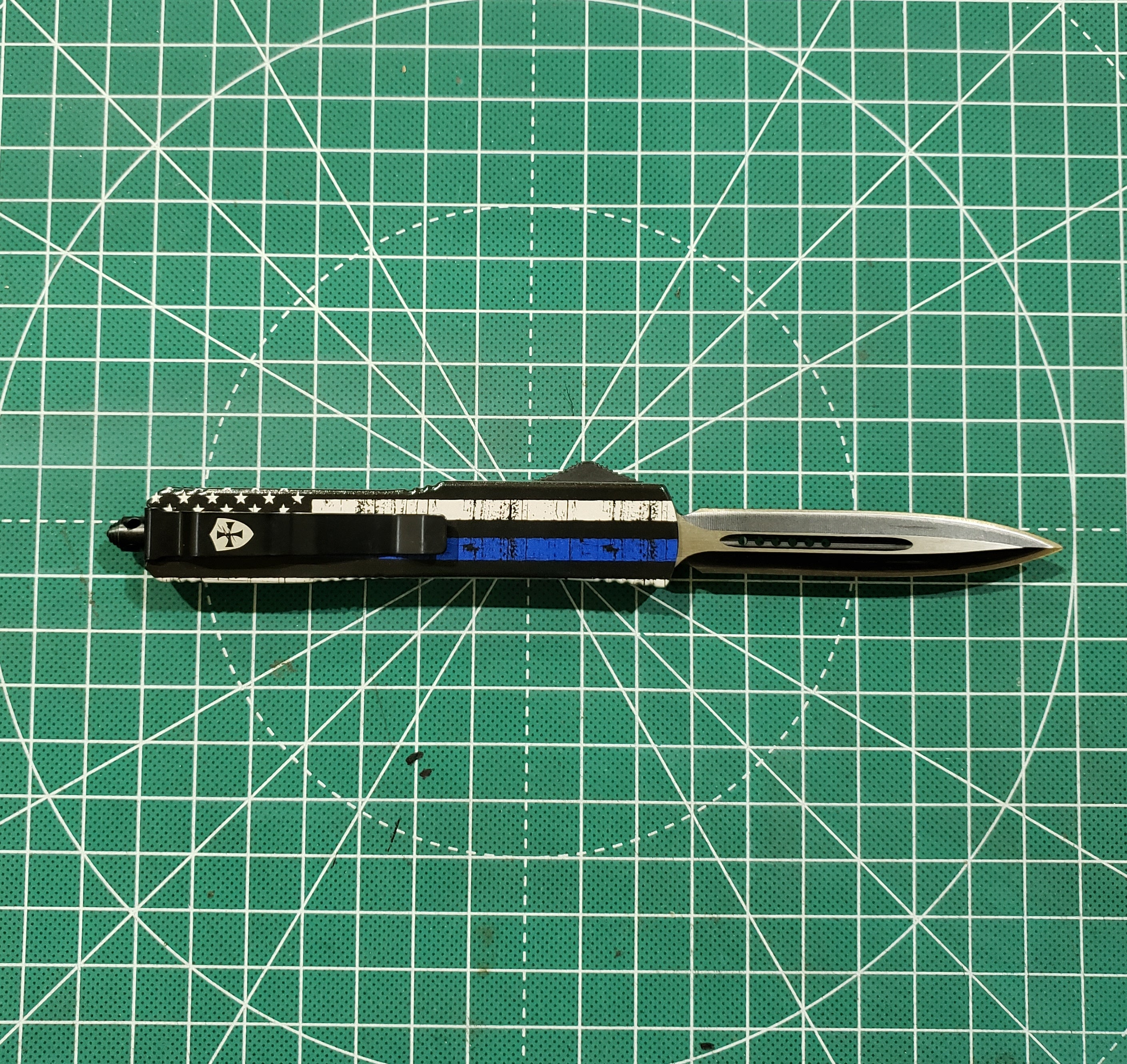 Z (RT) Slim Gen I Back The Blue Dagger Blade Black with Holes