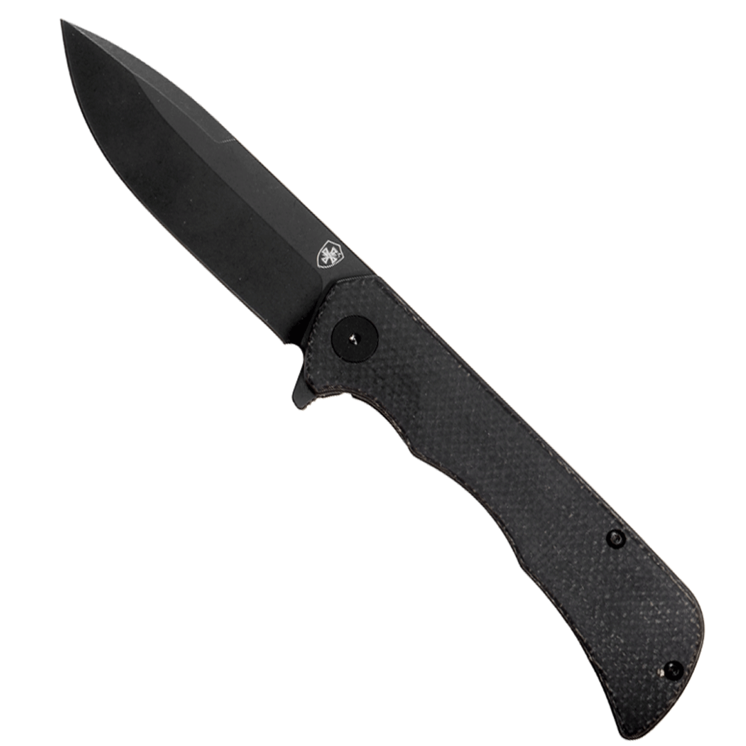 Templar Knife Paladin Linerlock Folder - Micarta Black