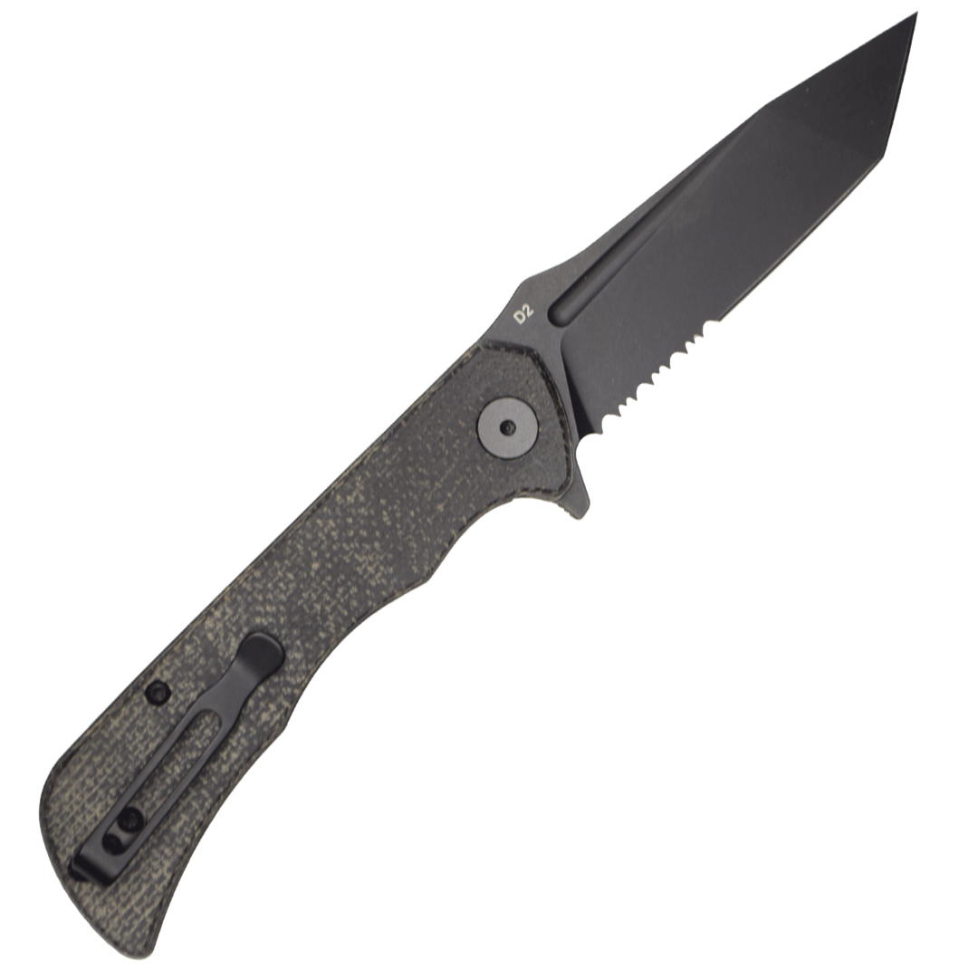 Templar Knife Paladin Linerlock Folder - Micarta Black