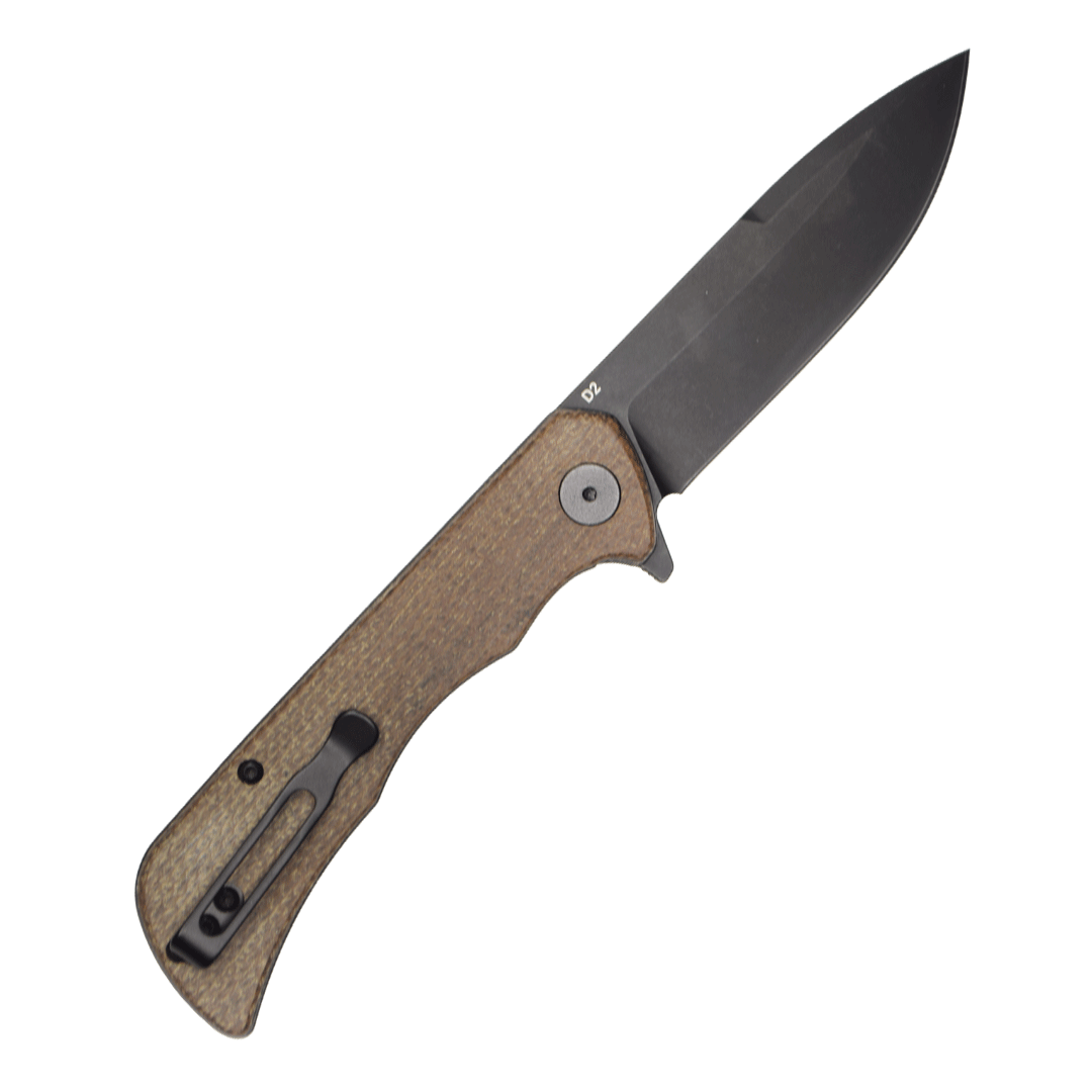 Templar Knife Paladin Linerlock Folder - Micarta Brown