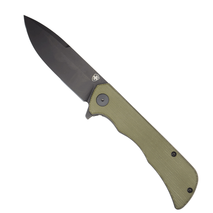 Templar Knife Paladin Linerlock Folder - Micarta Green