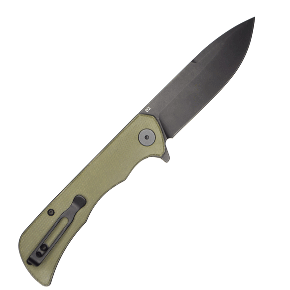 Templar Knife Paladin Linerlock Folder - Micarta Green