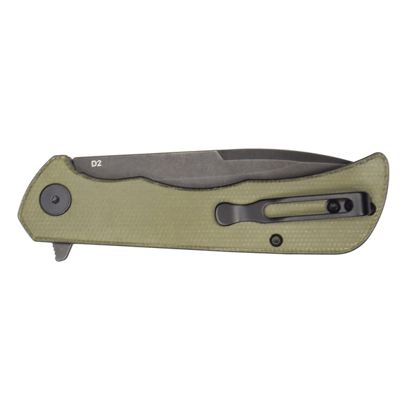 Templar Knife Paladin Linerlock Folder - Micarta Green