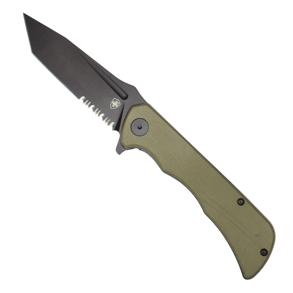 Templar Knife Paladin Linerlock Folder - Micarta Green