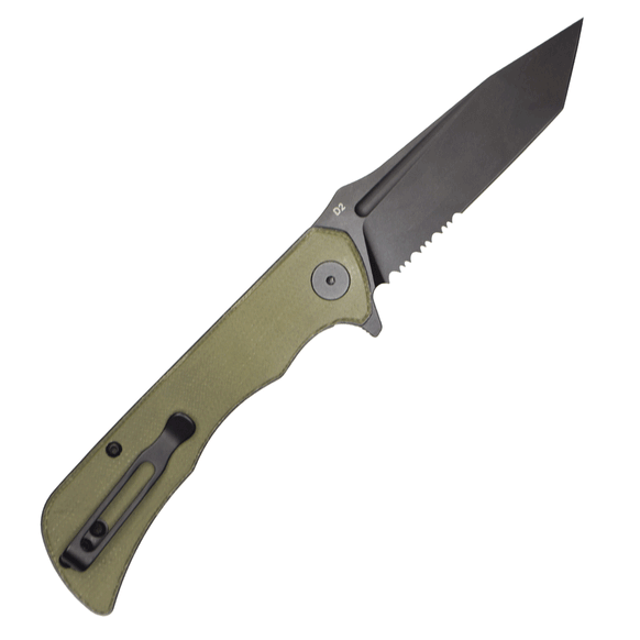 Templar Knife Paladin Linerlock Folder - Micarta Green