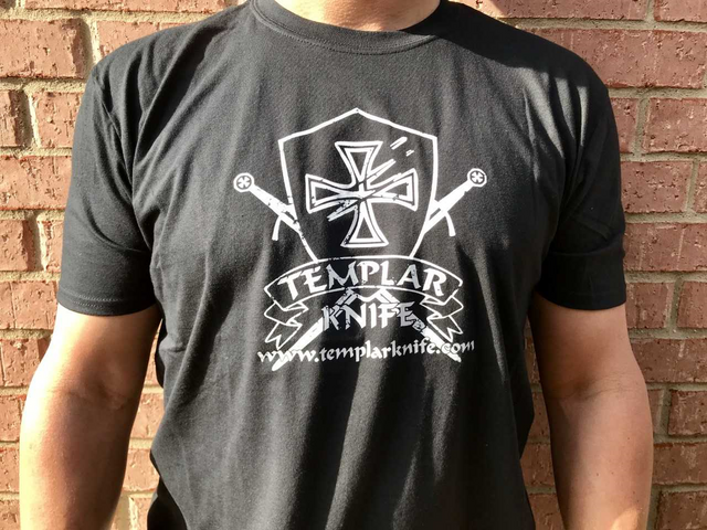 Templar Knife Black Short-Sleeve S-3X